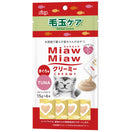 4 FOR $12: Aixia Miaw Miaw Creamy Tuna Hairball Control Liquid Cat Treats 60g