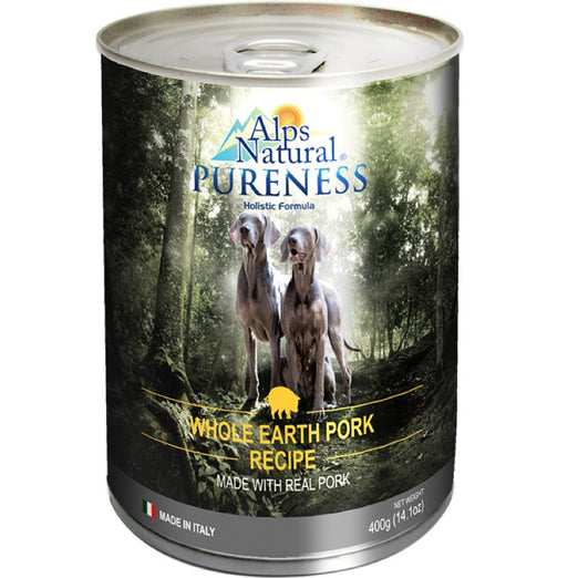 25% OFF: Alps Natural Pureness Pork Canned Dog Food 400g - Kohepets