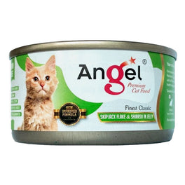 Angel Skipjack Flake & Shirasu in Jelly Canned Cat Food 80g - Kohepets