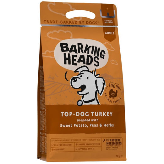 Barking Heads Top Dog Turkey Grain Free Dry Dog Food - Kohepets