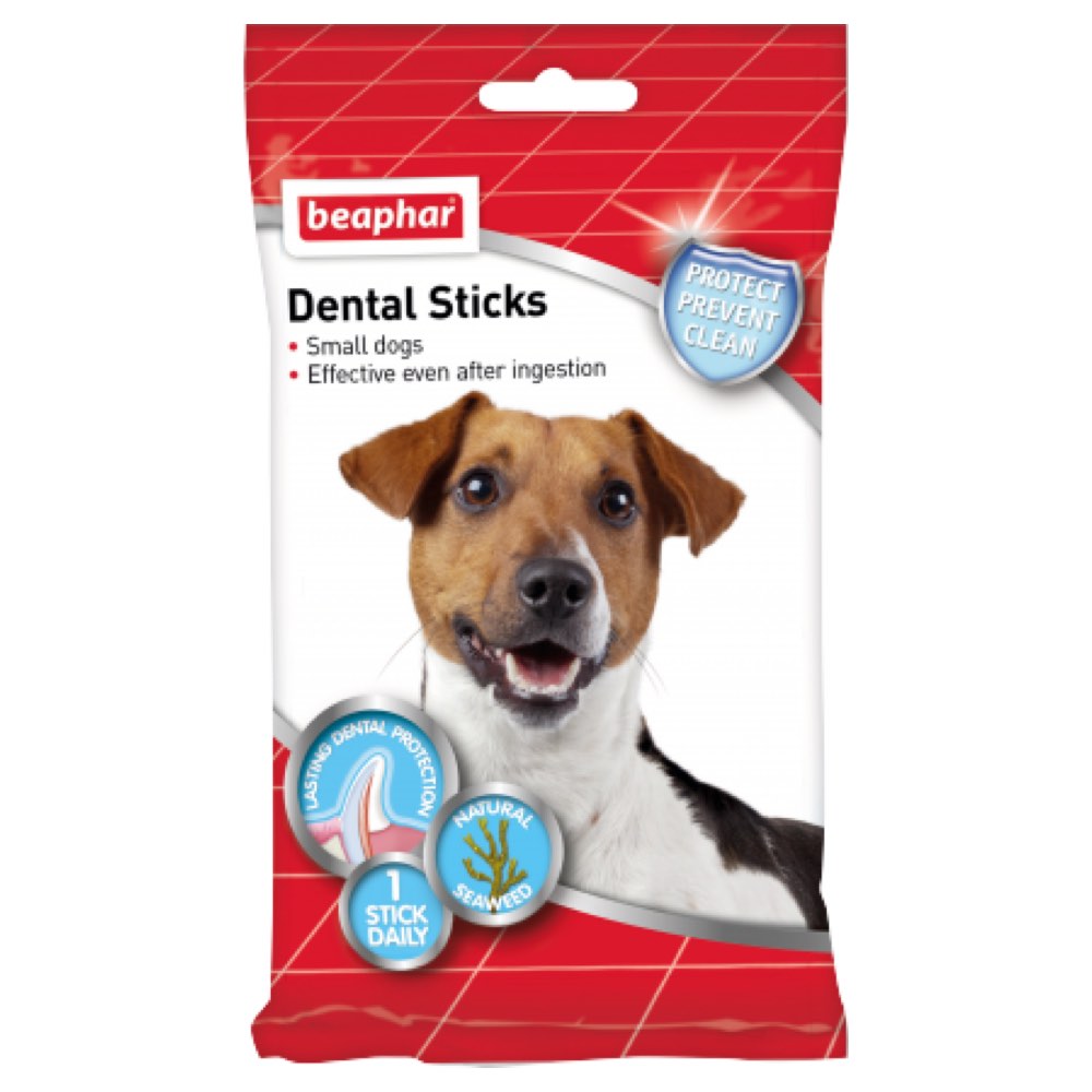 15% OFF (Exp 24 Apr): Beaphar Dental Sticks For Small Dogs 7pc - Kohepets