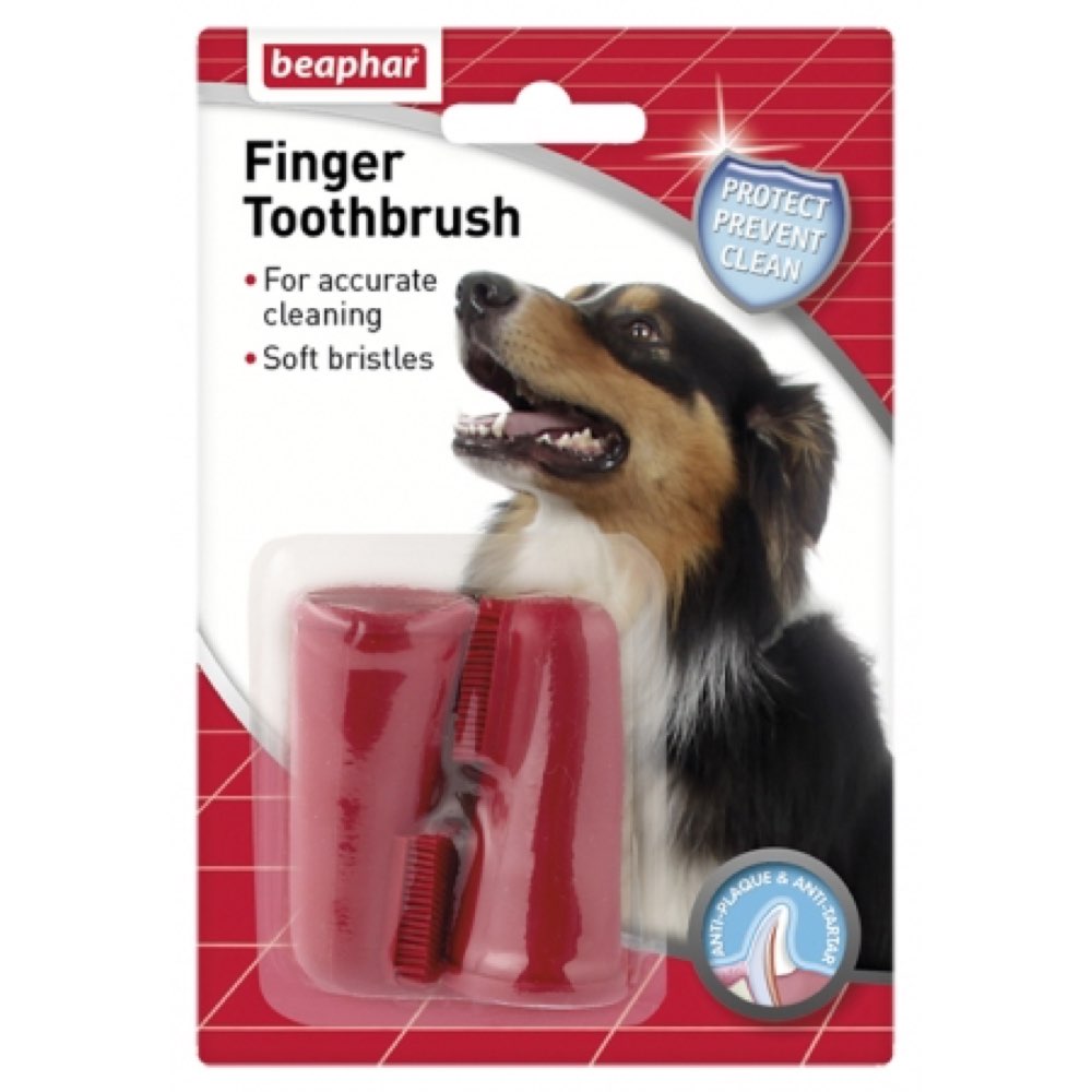 Beaphar Finger Toothbrushes For Cats & Dogs (2pc) - Kohepets