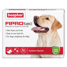 Beaphar Fiprotec (Fipronil) Spot-On Solution For Large Dogs 3 Vials