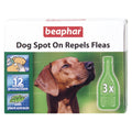 Beaphar Spot On Bio Repels Fleas (Margosa) For Dogs (3 Vials) - Kohepets