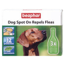 Beaphar Spot On Bio Repels Fleas (Margosa) For Dogs (3 Vials)