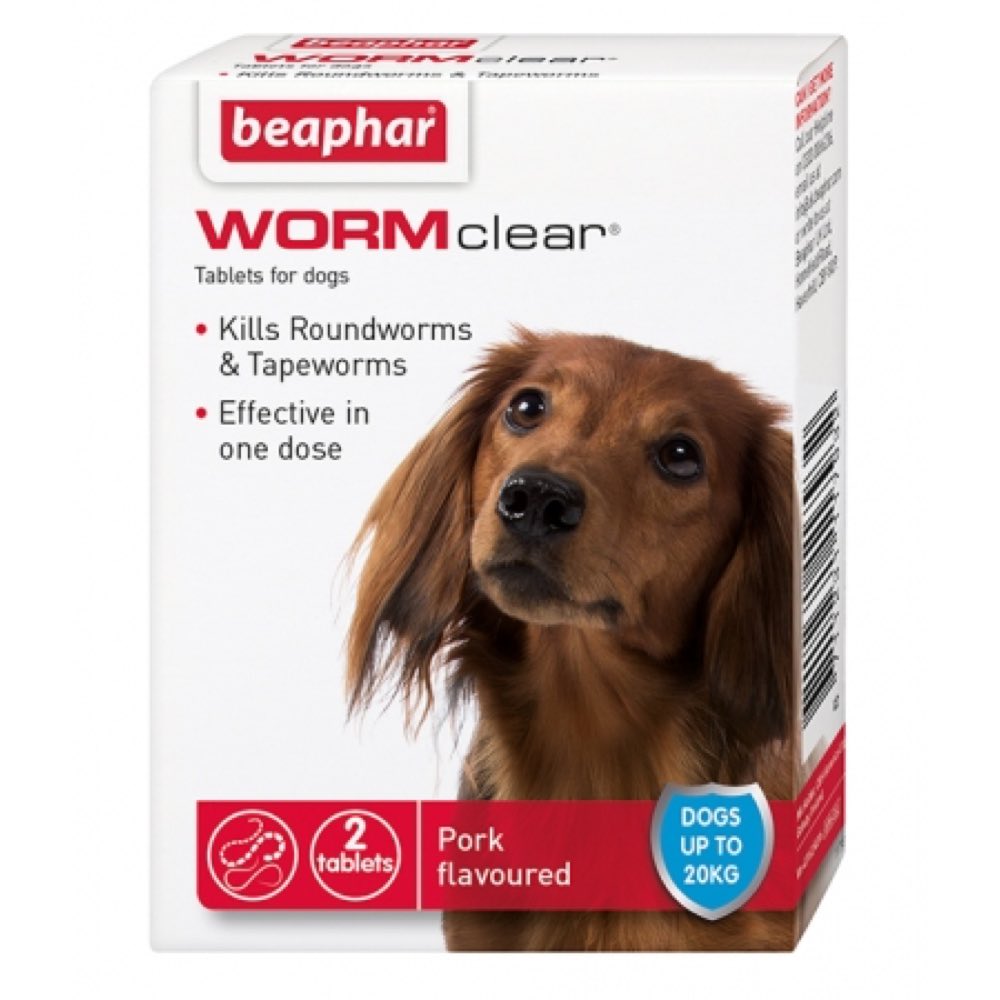 Beaphar WormClear Tablets For Small Dogs 2 tabs - Kohepets