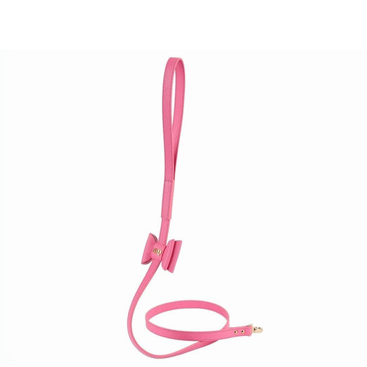 Moshiqa Bisou Leather Dog Leash (Pink) - Kohepets