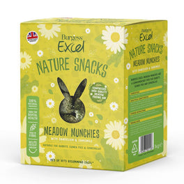 Burgess Excel Meadow Munchies Nature Snacks For Small Animals 1kg - Kohepets