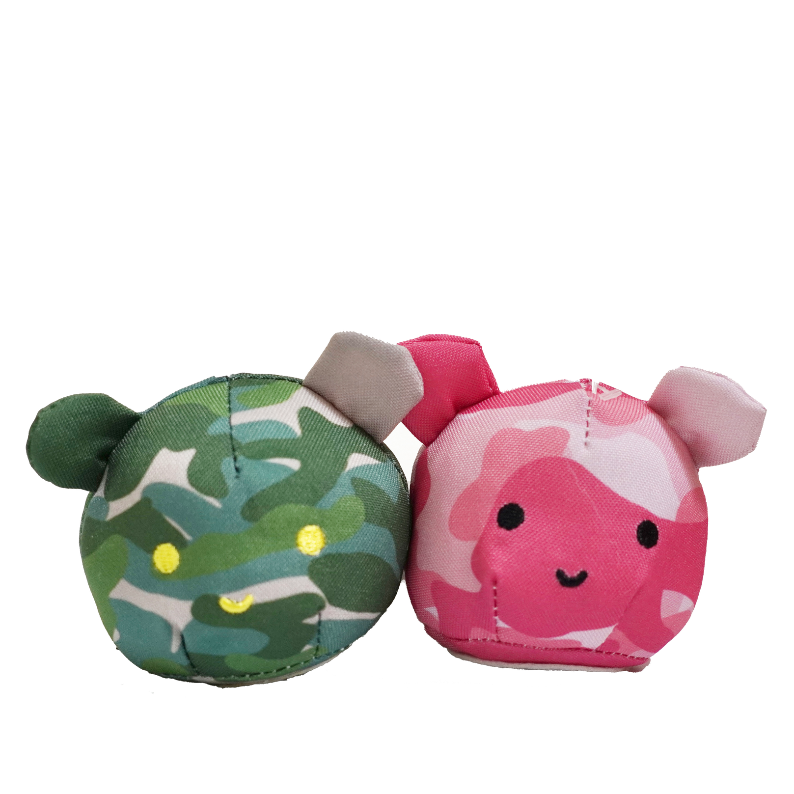 Hey Cuzzies Camou Mochi Plush Dog Toy