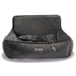 Nandog Luxe Dog Car Seat (Plush Dark Grey) - Kohepets