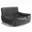 Nandog Luxe Dog Car Seat (Plush Dark Grey) - Kohepets