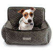 Nandog Luxe Dog Car Seat (Plush Dark Grey) - Kohepets