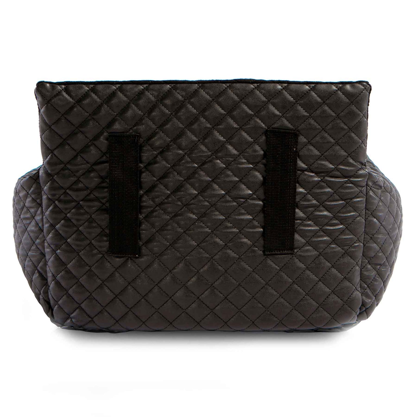 Nandog Luxe Dog Car Seat (Black Vegan Leather) - Kohepets