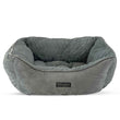 Nandog Luxe Cloud Reversible Bed For Cats & Dogs (Chevron Grey) - Kohepets