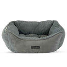 Nandog Luxe Cloud Reversible Bed For Cats & Dogs (Chevron Grey)