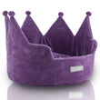 Nandog Luxe Crown Bed For Cats & Dogs (Plush Purple) - Kohepets