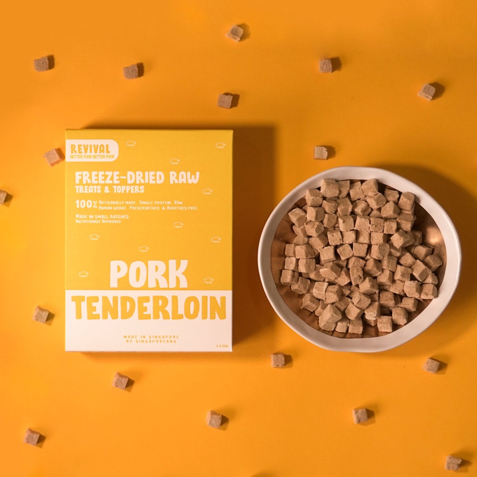 Revival Pork Tenderloin Freeze-Dried Raw Treats For Cats & Dogs 50g - Kohepets