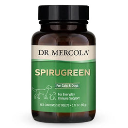 Dr. Mercola Healthy Pets Spirugreen Pet Supplement 180 Tablets - Kohepets