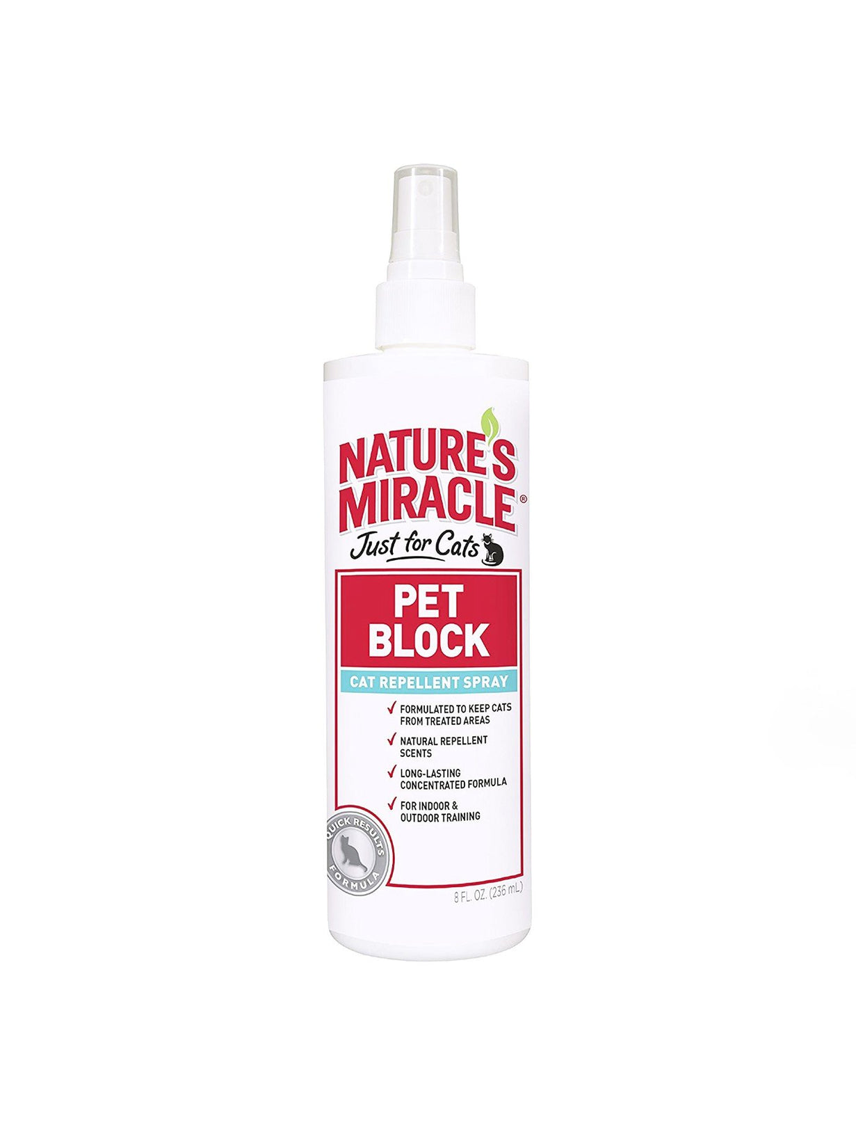 Nature's Miracle Just for Cats Pet Block Repellent Spray 8oz - Kohepets