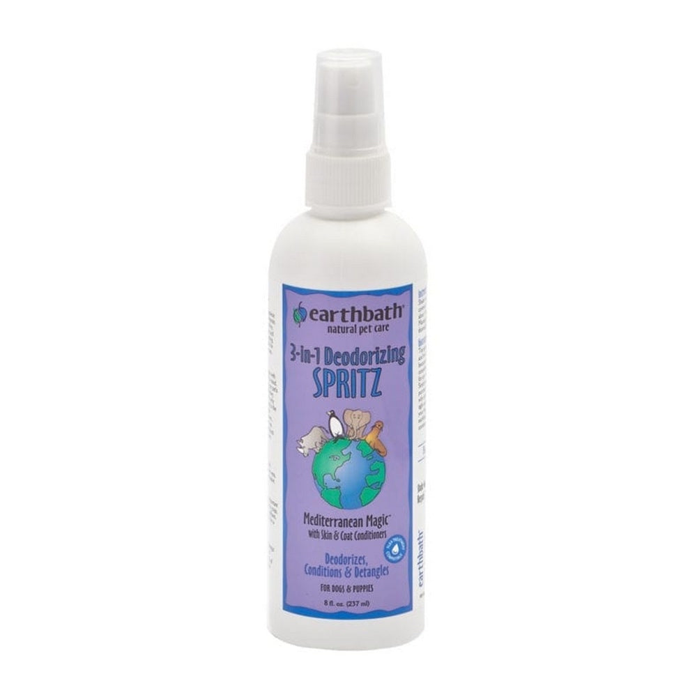 Earthbath 3 in 1 Deodorising Mediterranean Magic Spritz For Dogs 237 ml - Kohepets