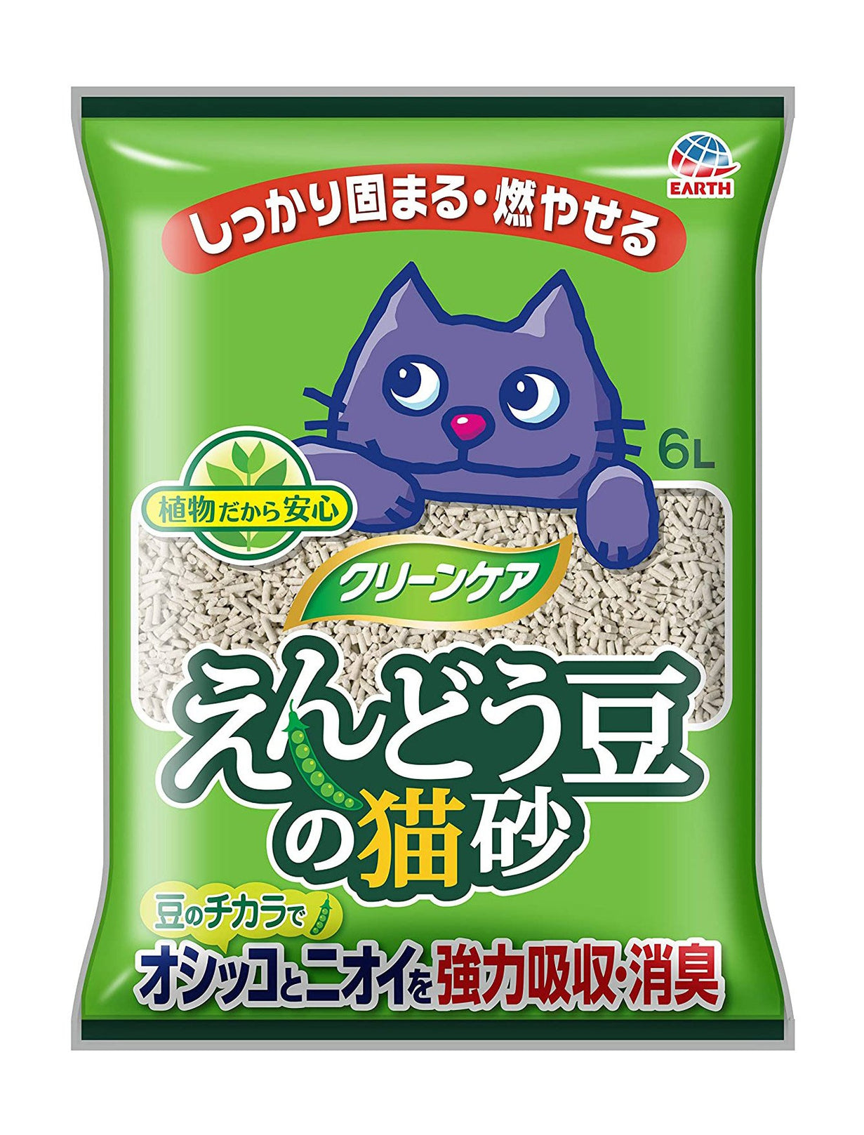Earth Pet Green Pea Original Cat Litter 6L - Kohepets