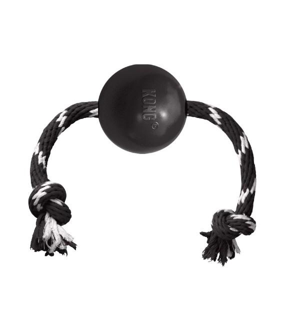 Kong Extreme Ball With Rope Dog Toy - Kohepets