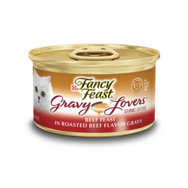 Fancy Feast Gravy Lovers Beef In Roasted Beef Flavour Canned Cat Food 85g - Kohepets