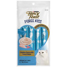 4 FOR $15.60: Fancy Feast Puree Kiss Chicken Puree With Tuna Flakes Cat Treats 40g