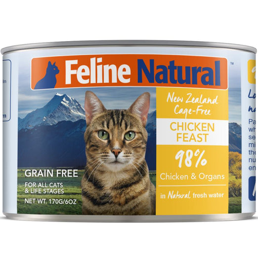 Feline Natural Chicken Feast Grain-Free Canned Cat Food 170g - Kohepets