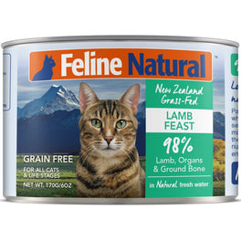 Feline Natural Lamb Feast Grain-Free Canned Cat Food 170g - Kohepets
