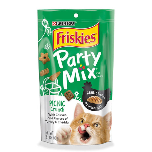 13% OFF: Friskies Party Mix Picnic Crunch Cat Treat 60g - Kohepets