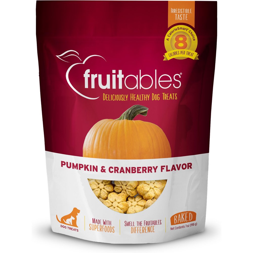 Fruitables Pumpkin & Cranberry Dog Treats 198g (7oz)