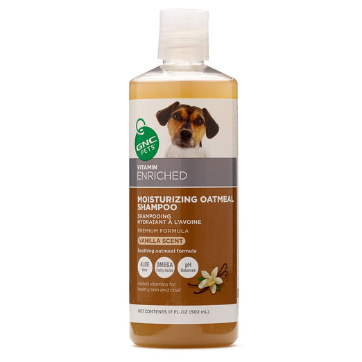 GNC Pets Vitamin Enriched Moisturizing Oatmeal Dog Shampoo 502ml - Kohepets