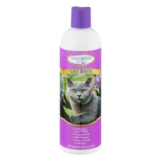 Gold Medal Cat Bath Cat Shampoo 12oz - Kohepets