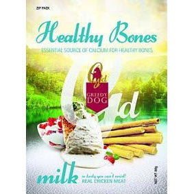 Greedy Dog Healthy Bones Milk Dog Treat 80g - Kohepets
