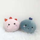 Hey Cuzzies Mochi Monsters Blu & Ping Dog Toy