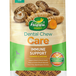 2 FOR $15.80: Happi Doggy Dental Chew Care Turmeric & Shitake Immune Support 150g - Kohepets