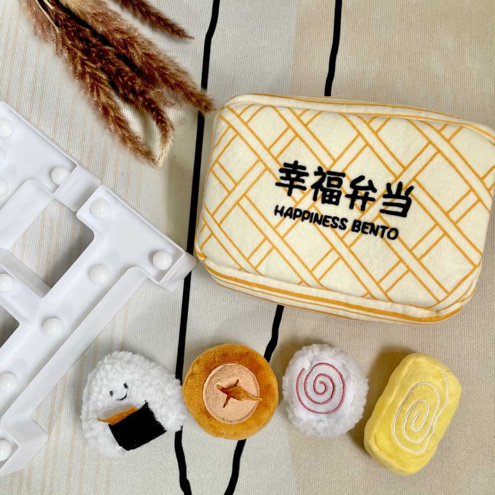 Hey Cuzzies Hide N Seek Happiness Bento Interactive Dog Toy - Kohepets