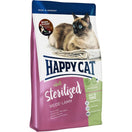 Happy Cat Sterilised Weide Lamm Farm Lamb Adult Dry Cat Food 1.4kg