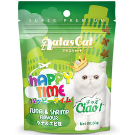 Aatas Cat Happy Time Ciao! - Tuna & Shrimp Cat Treats 60g - Kohepets