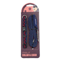 HiDREAM Rainbow Mini Dog Collar & Leash Set (Navy Blue) - Kohepets