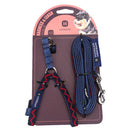HiDREAM Rainbow Mini Dog Harness & Leash Set (Navy Blue)