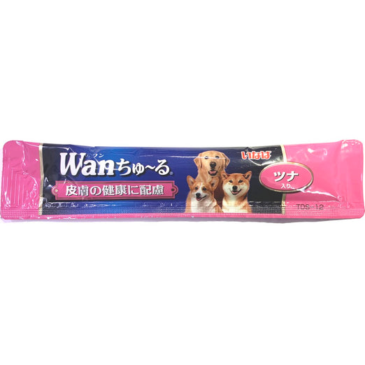 Inaba Functional Wan Churu Chicken with Tuna (Skin & Coat) Wet Dog Treats 20g - Kohepets