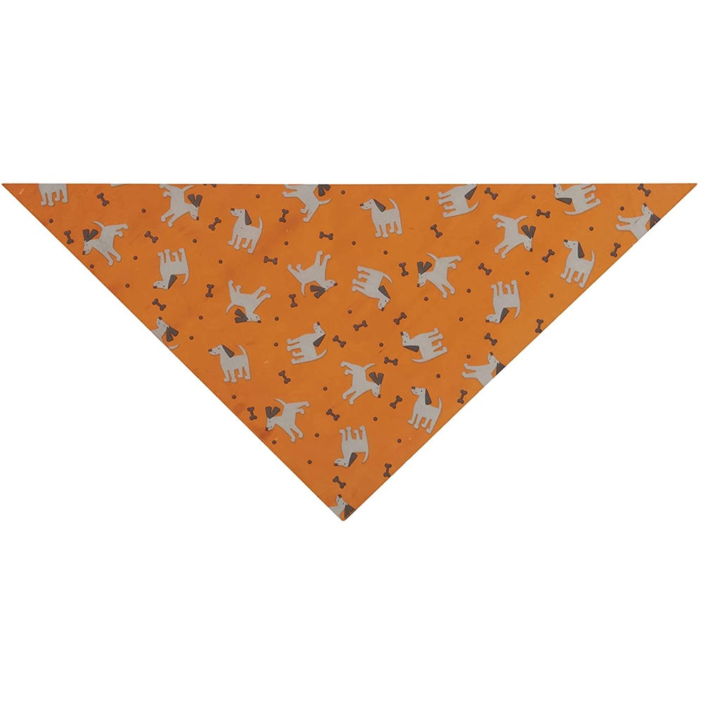 Insect Shield Dogs & Bones Flea & Tick Bandana For Dogs (Orange) - Kohepets
