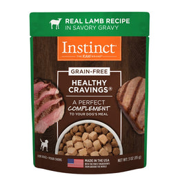 9% OFF: Instinct Healthy Cravings Real Lamb Recipe Grain-Free Wet Dog Food Topper 3oz - Kohepets
