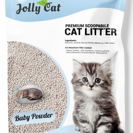 Jollycat Baby Powder Cat Litter 10L - Kohepets