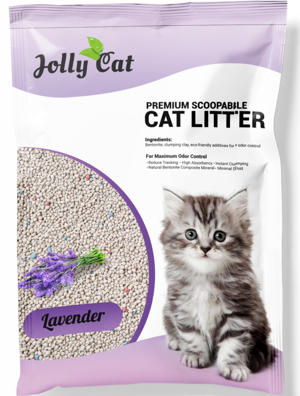 Jollycat Lavender Cat Litter 10L - Kohepets