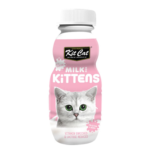 12% OFF: Kit Cat 100% Natural Kitten Milk 250ml - Kohepets