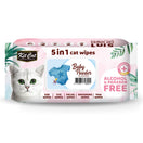 4 FOR $15: Kit Cat 5-in-1 Baby Powder Scented Cat Wipes 80pcs