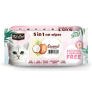 4 FOR $15: Kit Cat 5-in-1 Coconut Scented Cat Wipes 80pcs